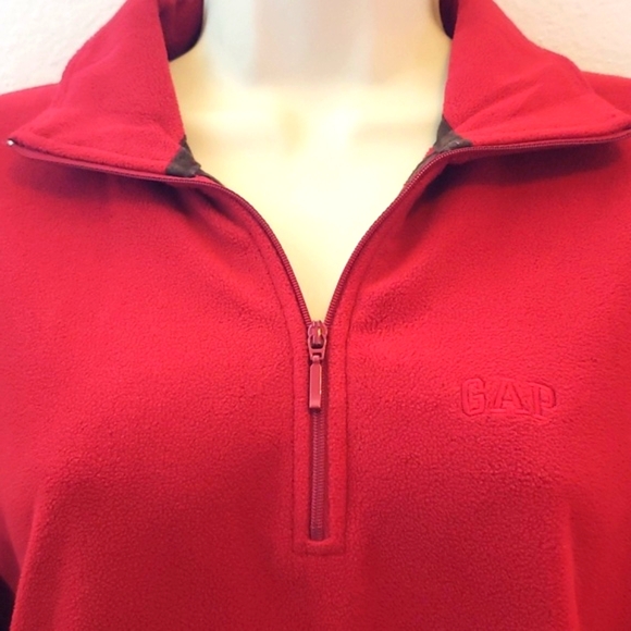 Gap Logo Fleece Large Zip up Pullover Jacket - Picture 2 of 5